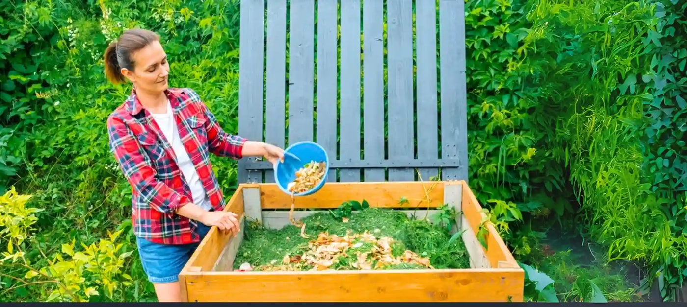 bokashi in compost bin