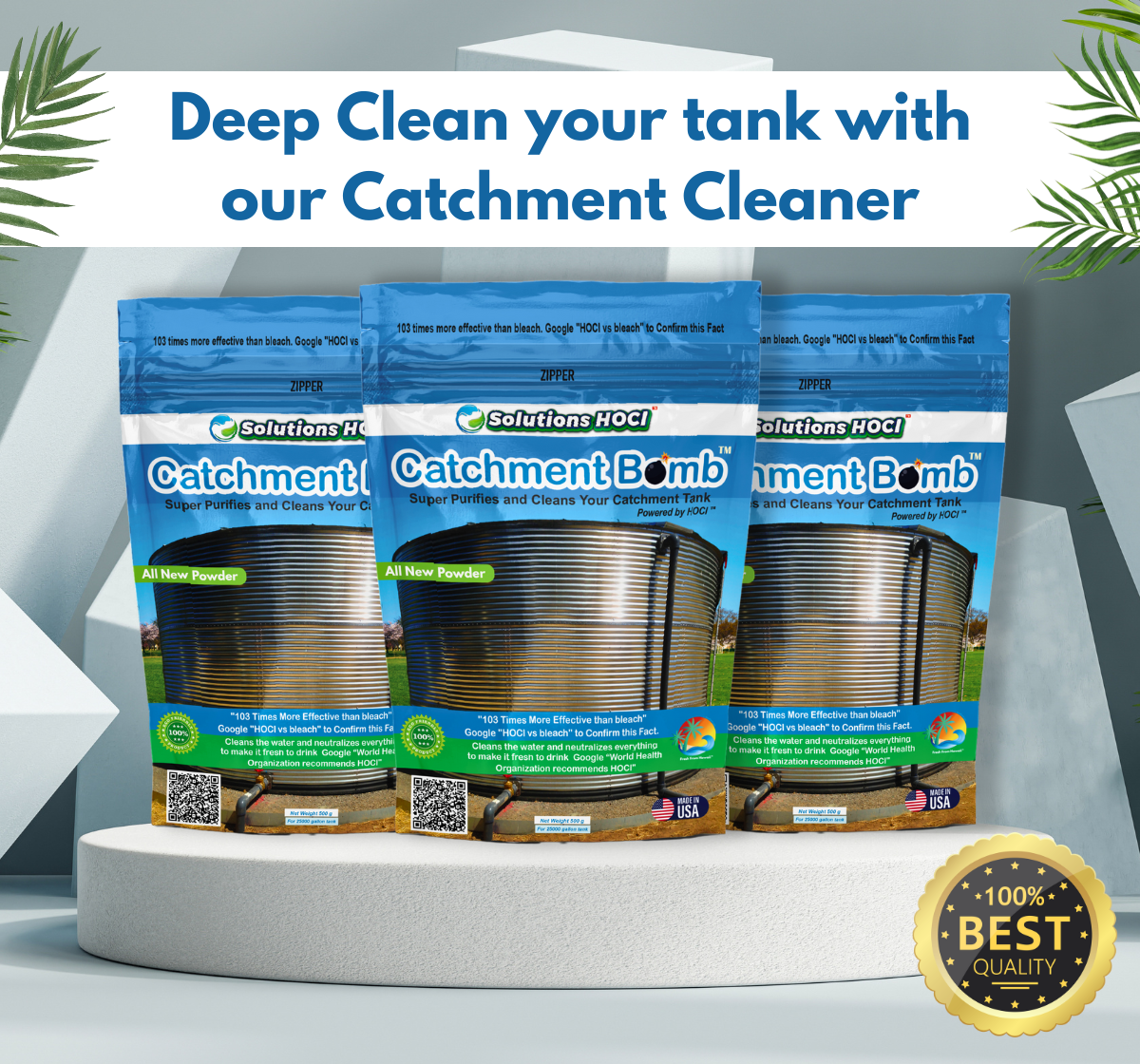 catchment tank cleaner