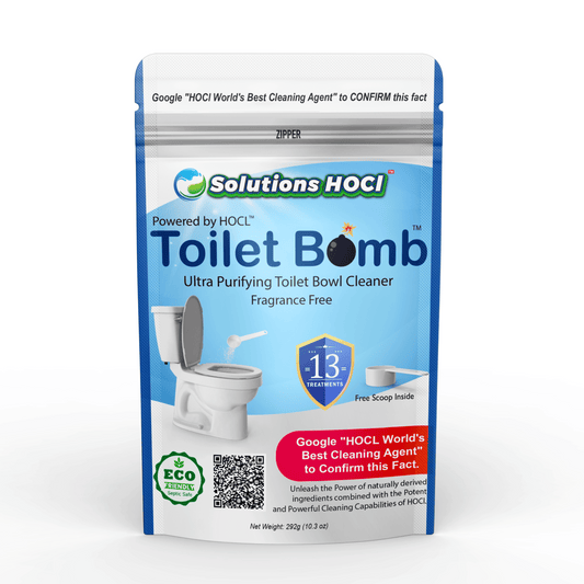 Toilet Bomb™ Powerful HOCL Toilet Bowl Cleaner Fragrance-Free